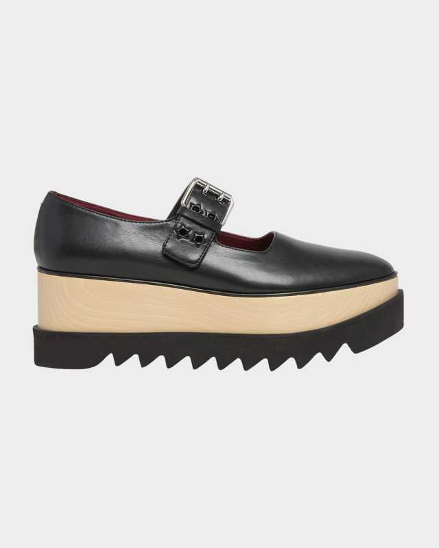 Elyse Vegan Mary Jane Platform Loafers